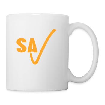SAX Addict Retro Cool Funny T-Shirt Present Gift - Tasse - Weiß - Rechts
