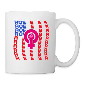 November Roevember American Flag - Mug - white - Right