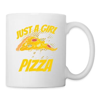 Pizza Food Pizzeria Pizza slice Pizza maker - Mug - white - Right