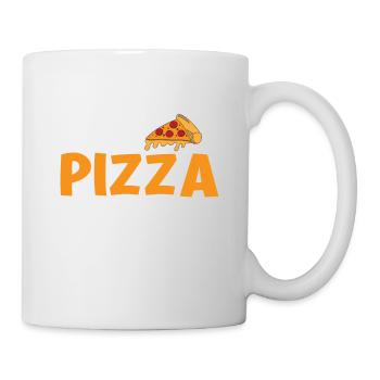 Pizza Food Pizzeria Pizza slice Pizza maker - Mug - white - Right