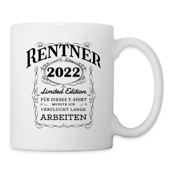 Rentner 2023 lustiger Spruch - Tasse - Weiß - Rechts