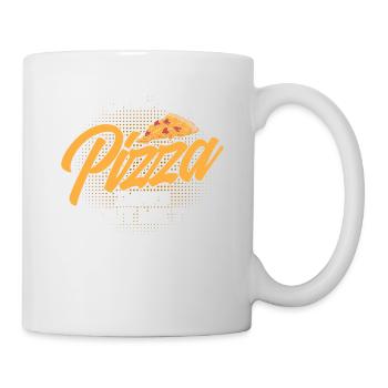 Pizza Food Pizzeria Pizza slice Pizza maker - Mug - white - Right