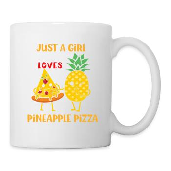 Pizza Food Pizzeria Pizza slice Pizza maker - Mug - white - Right
