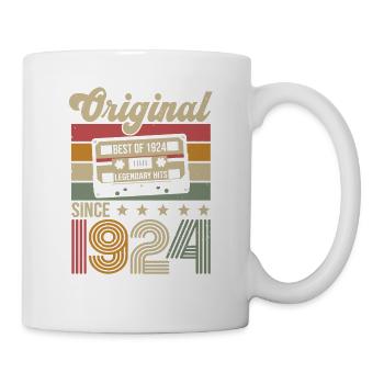 Vintage Birthday Original Gift Idea 1924 - Mug - white - Right