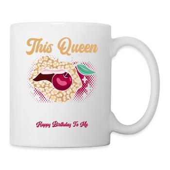 This queen was born in January happy - Mug - white - Right