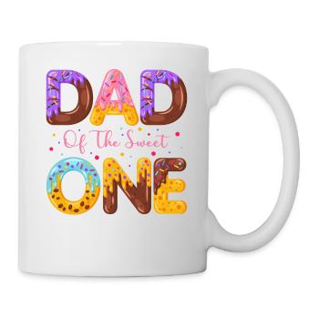 Papa Le doux saupoudre de délicieux beignets - Mug blanc - blanc - Droite