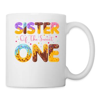 Sister Of sweet sprinkles delicious doughnuts - Mug - white - Right