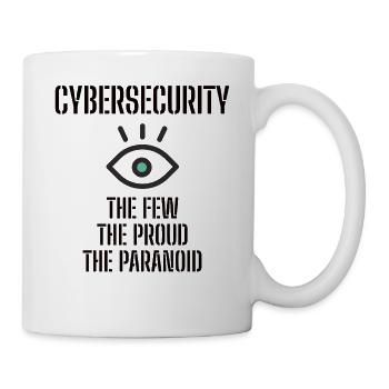 Cybersecurity - IT-Sicherheit Informatiker - Tasse - Weiß - Rechts