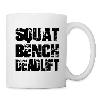 Squat Bench Deadlift - Mug - white - Right