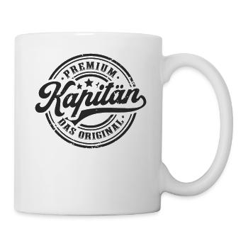 Kapitän Original Boot Segeln Lustiges Segler - Tasse - Weiß - Rechts