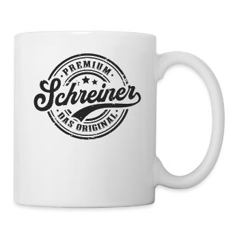 Schreiner Original Lustiges Schreinerei - Tasse - Weiß - Rechts