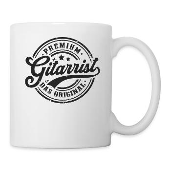 Gitarrist Original Gitarre Lustiges Gitarrenspiele - Tasse - Weiß - Rechts