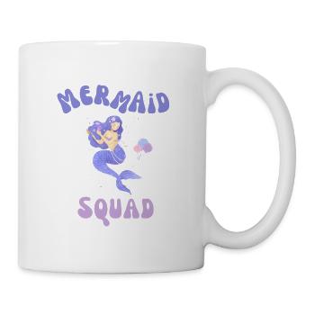 Escouade sirène Sirène avec moules dans la mer - Mug blanc - blanc - Droite