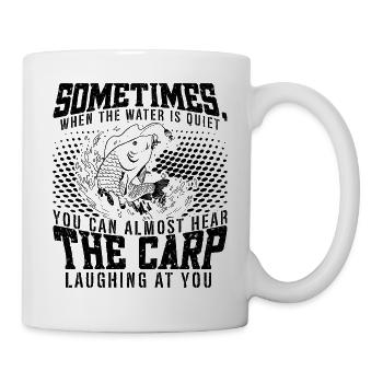 You Can Hear The Carp Laugh Fishing - Mug - white - Right
