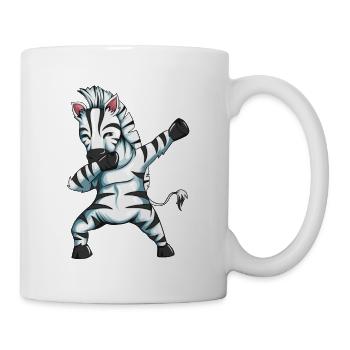 Zebra Gift Zebra Fan Cute Zebras Outfit Dabbing - Mug - white - Right