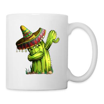 Vacances Mexique Cinco de Mayo Cactus Costume Dab - Mug blanc - blanc - Droite