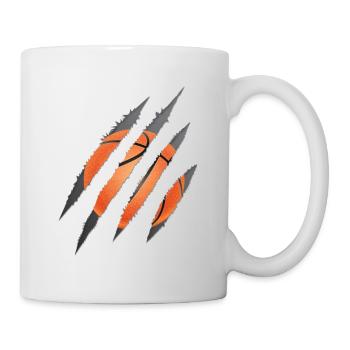 Basket-ball - Mug blanc - blanc - Droite