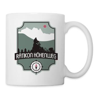 Rätikon Höhenweg - Tasse - Weiß - Rechts