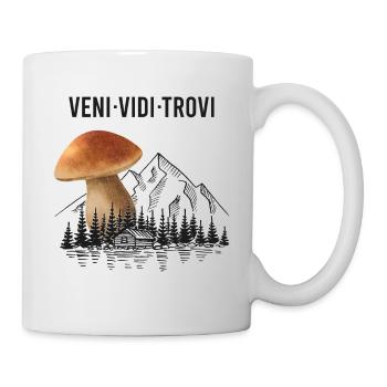 Outfit für Pilzsammler mit Bergen Steinpilz Pilz - Tasse - Weiß - Rechts