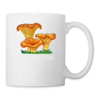 Outfit für Pilzsammler mit Bergen Steinpilz Pilz - Tasse - Weiß - Rechts