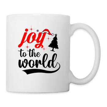 Freude für die Welt Norweger Muster - Tasse - Weiß - Rechts