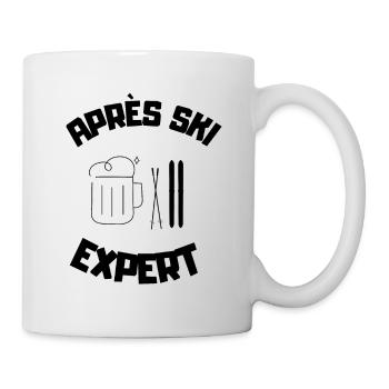 Expert après-ski - Mug blanc - blanc - Droite