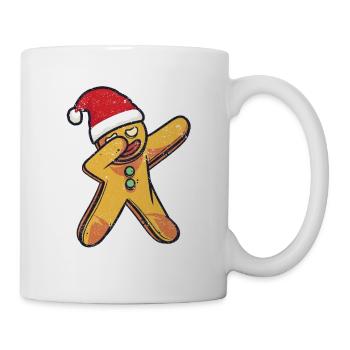 Tupfen Lebkuchenmann Weihnachtsbäckerei Team Xmas - Tasse - Weiß - Rechts