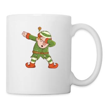 Weihnachten Dabbing Elf Squad Dab Dance Xmas - Tasse - Weiß - Rechts