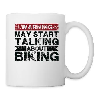 Start talking about cycling - Mug - white - Right