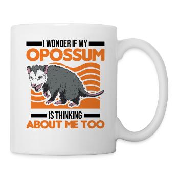Opossum Possum Pouch Rat - Mug - white - Right