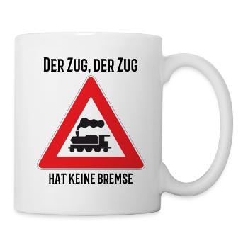 Der Zug hat keine Bremse 2022 Party Malle Closing - Tasse - Weiß - Rechts