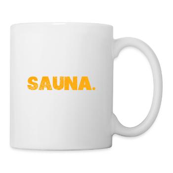 Sauna - Tasse - Weiß - Rechts