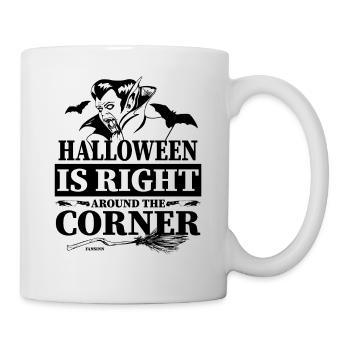 Vampir Halloween Geschenk - Tasse - Weiß - Rechts