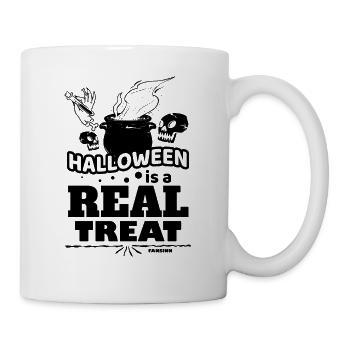 Truc ou friandise d’Halloween - Mug blanc - blanc - Droite