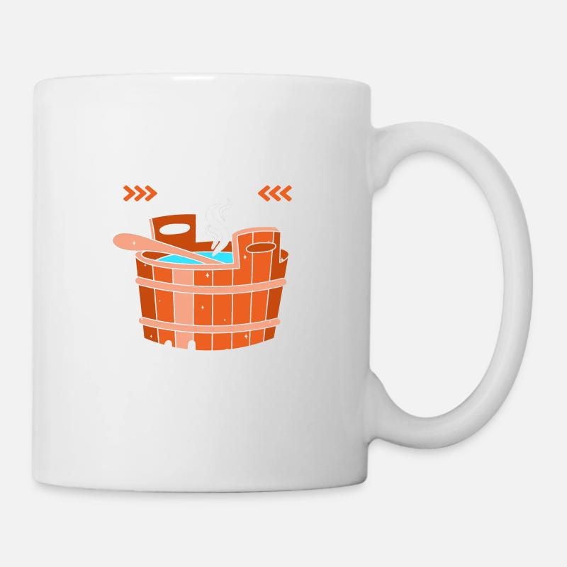 Sauna - Tasse - Weiß
