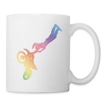 Motocross Silhouette Sport - Mug - white - Right