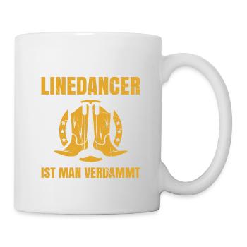 Niemand Ist Perfekt Aber Als Linedancer Ist Man Ve - Tasse - Weiß - Rechts