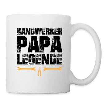 Handwerker Papa Legende - Tasse - Weiß - Rechts