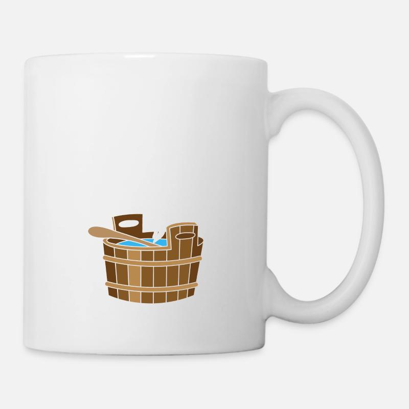 Sauna - Tasse - Weiß