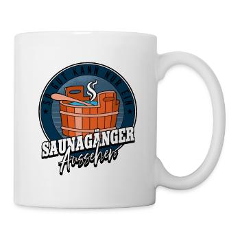Sauna - Tasse - Weiß - Rechts