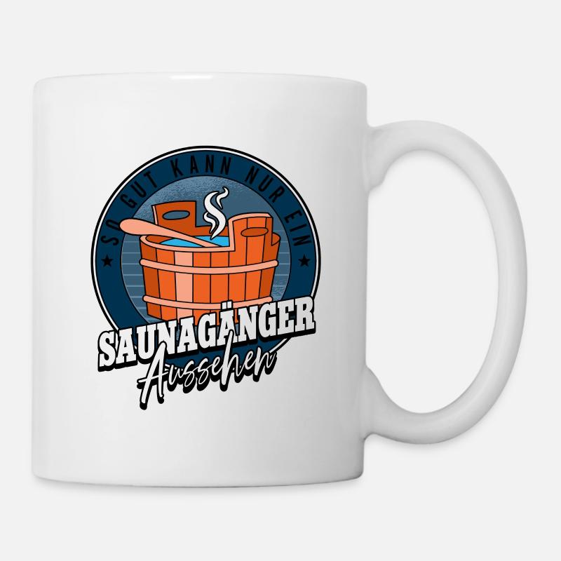 Sauna - Tasse - Weiß