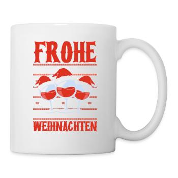 Weinnachten Frohe Weihnachten - Tasse - Weiß - Rechts