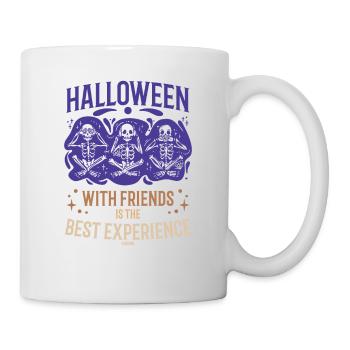 Halloween mit Freunden ist die beste Erfahrung - Tasse - Weiß - Rechts