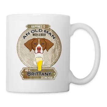 Brittany Dad Beer Lover - Tasse - Weiß - Rechts