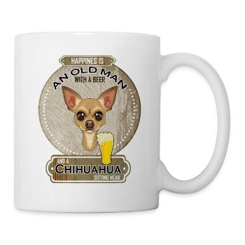 Chihuahua Dad Beer Lover - Tasse - Weiß - Rechts