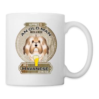 Havanese Dad Beer Lover - Tasse - Weiß - Rechts