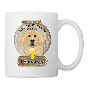 Labrador Dad Beer Lover - Tasse - Weiß - Rechts