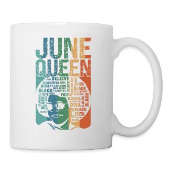 Juin - Mois de naissance de la Reine - Célébrez le - Mug blanc - blanc - Droite