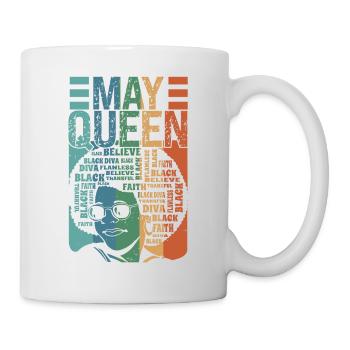 May - Month of birth of the Queen - Celebrate the - Mug - white - Right