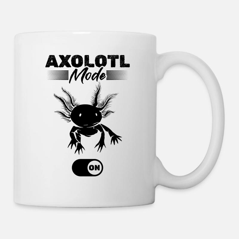 Axolotl Mode On - Kawaii Axolotl Funny Axolotl - Mug - white
